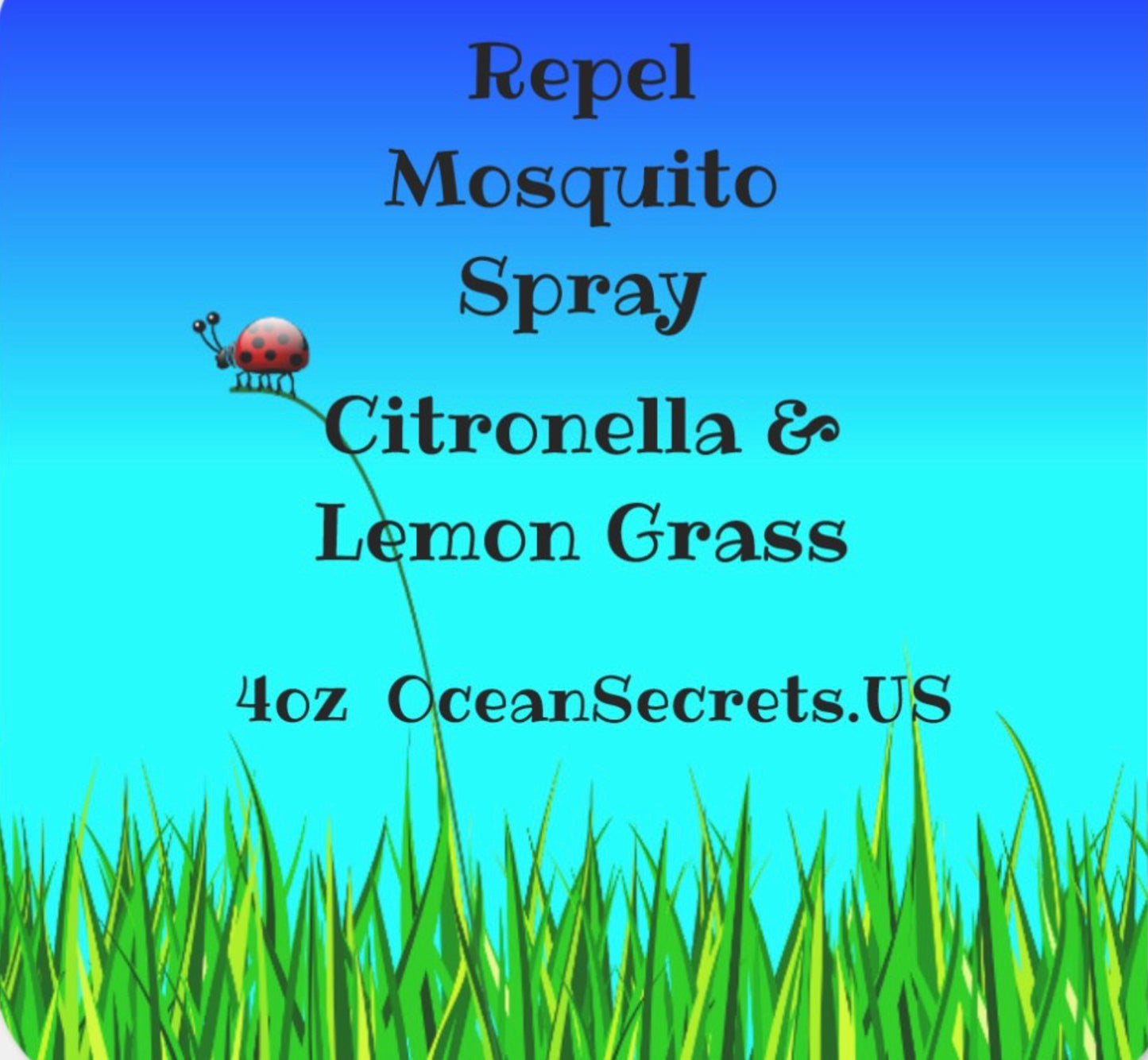 W Naturally Organic Bug Spray - Citronella, Lemongrass & Eucalyptus- 4oz