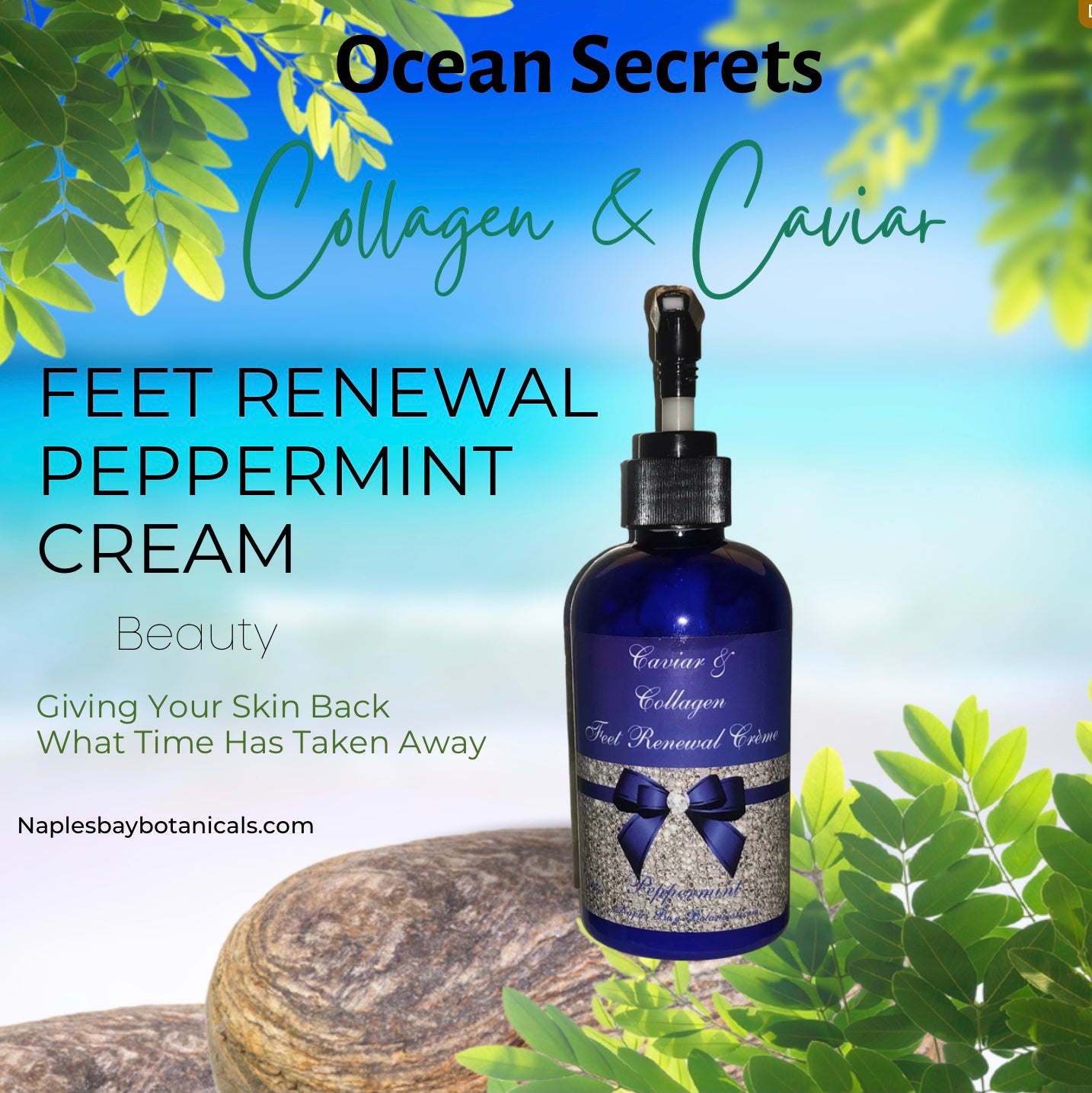 Happy Feet Caviar & Seaweed Peppermint Cream 8oz Naples, FL