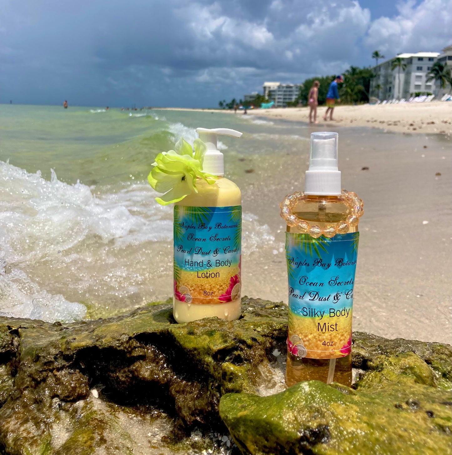 Ocean Secrets Caviar & Collagen Day Moisturizer 8oz & All-Over Fragrance Body Splash 4oz Duo
