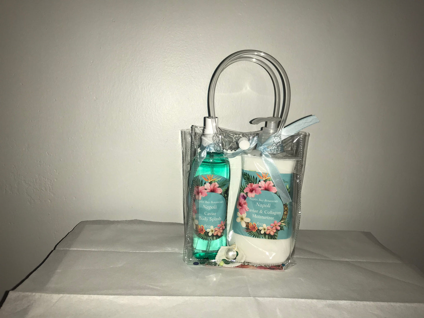 Ocean Secrets Caviar & Collagen Victoria Day Moisturizer 8oz & All-Over Fragrance Body Splash 4oz Duo