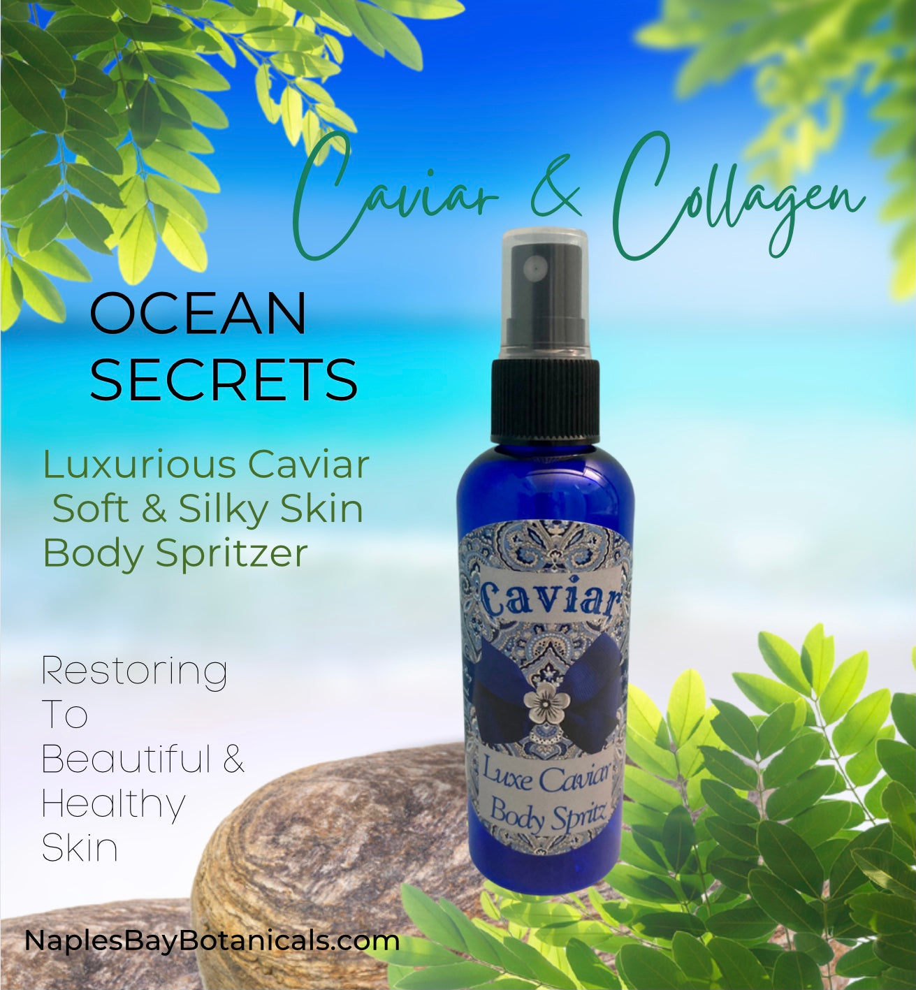 A Caviar Body Spray Soft-n-Silky Ocean5 Fragrance Energizing All-Over Body Splash 4oz Naples, FL